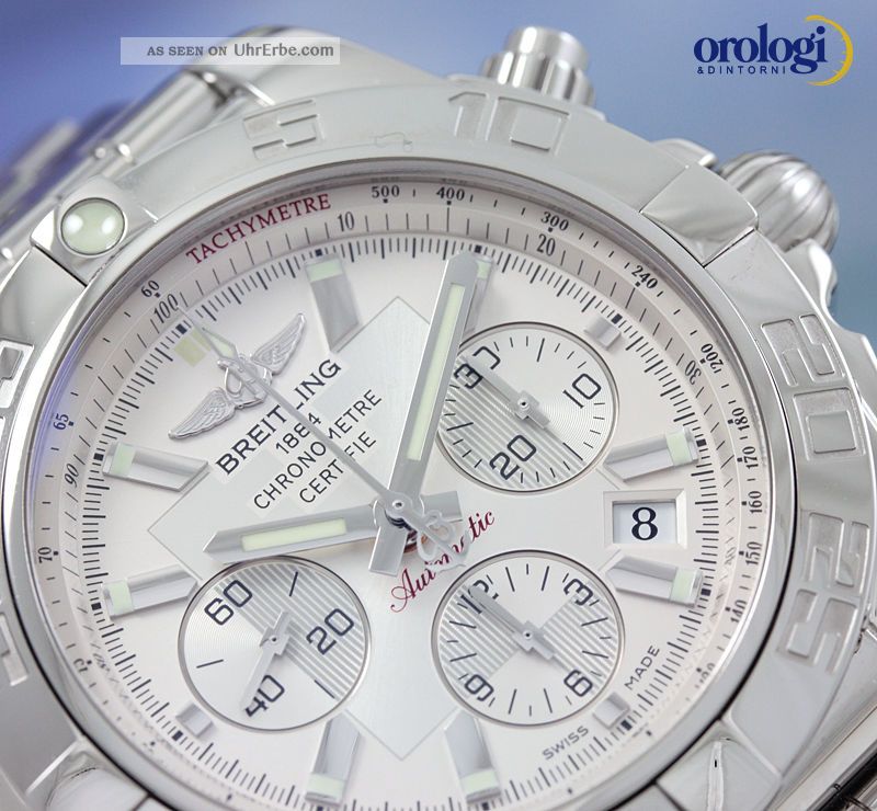 Breitling Chronomat 44 Automatik Ref.  Ab011012/g684/375a,  Box & Papiere Armbanduhren Bild