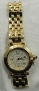 Cartier Pasha 750er Gelb Gold Automatic Uhr Armbanduhr Armbanduhren Bild 5