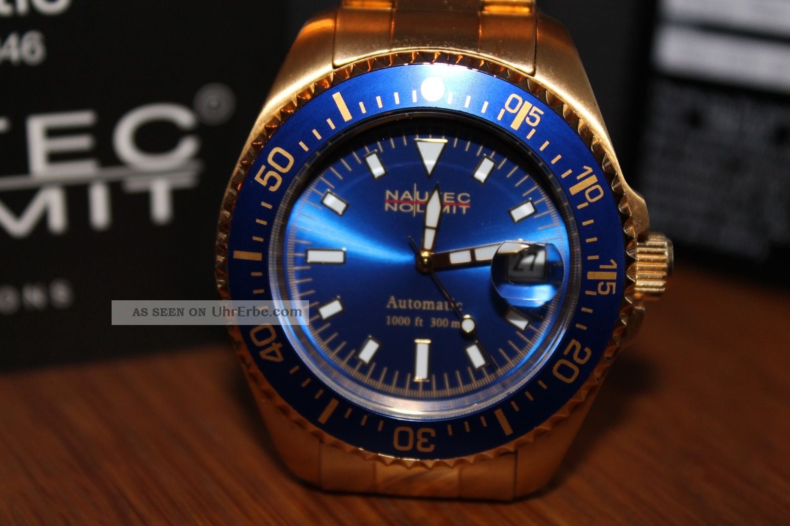 Nautec No Limit Xl Deep Sea Automatik Armbanduhr Ds At/gdgdblbl Armbanduhren Bild