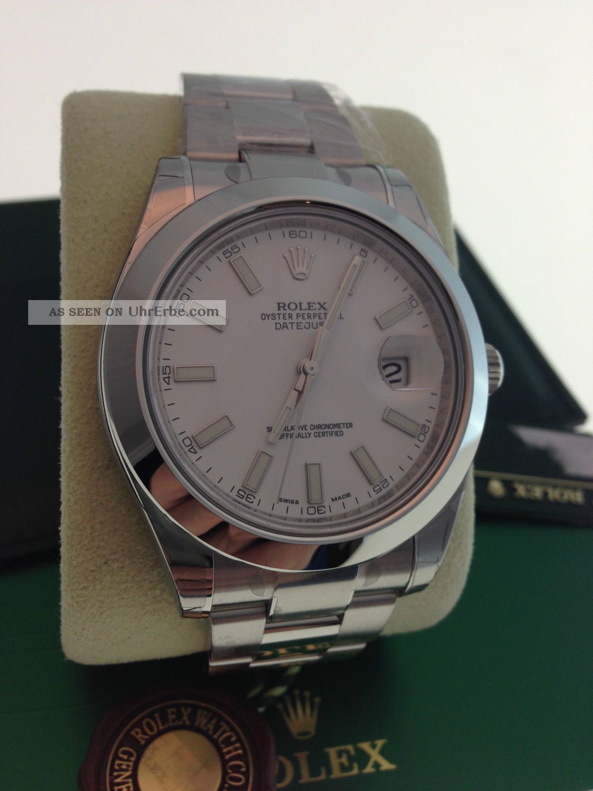 Rolex Datejust Ii Uhr Ref.  116300 Papiere Box Armbanduhren Bild