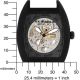 Herren Armbanduhr Akribosxxiv Automatik Leder Tonneau Ziffenblatt Armbanduhren Bild 3
