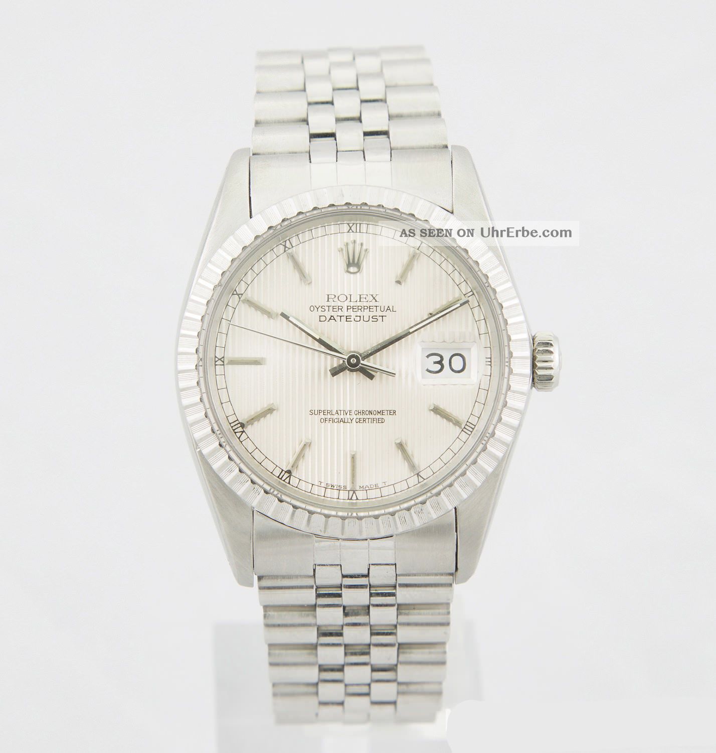 Rolex Datejust In Stahl Ref.  16030 Kaliber 3035 Von Ca.  1984/85 Jubileeband Armbanduhren Bild
