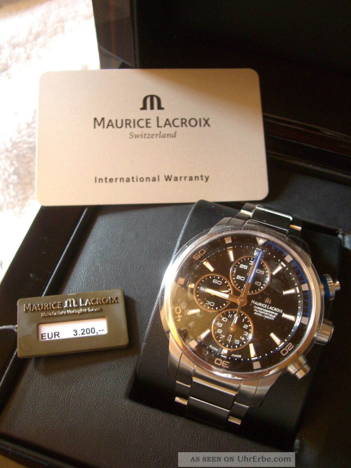 Neuer Maurice Lacroix Chronograph - Modell Pontos 
