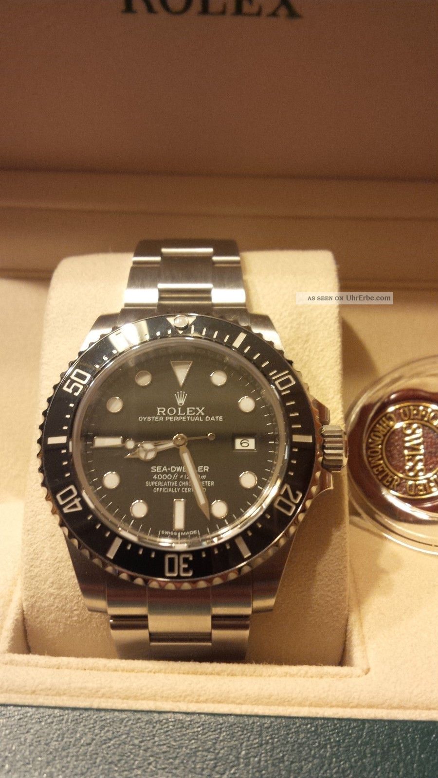 Rolex Sea - Dweller Seadweller Ref.  116600 Papiere Box Lc100 Armbanduhren Bild