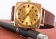 Glashütte Automatic Bison Vergoldete Deutscher Herren Armbanduhr Cal.  74 70 ' Er Armbanduhren Bild 7