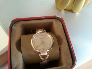 Fossil Damen Armband Uhr Es3084 Gold Uhren Damenuhren Bild