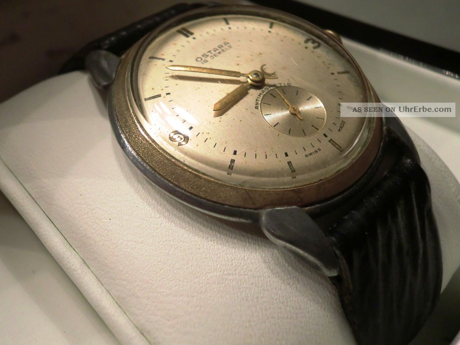 Mechanische Schweizer Vintage Uhr Aus Den 60ern In Sammelwürdigem Armbanduhren Bild