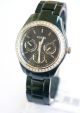 Fossil Damenuhr ; Multifunktion,  Glitzer,  Aluband,  Gruen Es2951 Armbanduhren Bild 3
