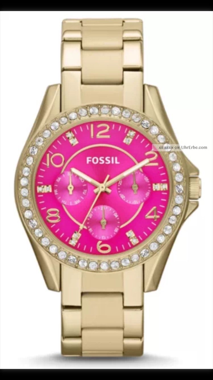 Fossil Uhr Damen Es3507 Neu/ovp Armbanduhren Bild