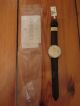 Junkers Bauhaus Herrenuhr 6046 - 5 Uhr Quarz Lederarmband Stowa Armband 40mm Armbanduhren Bild 1