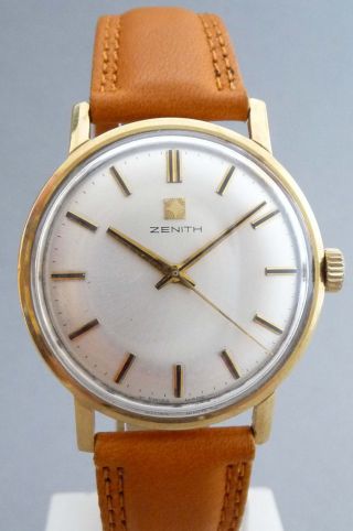 Zenith Handaufzug,  Massiv 18k 750er Gold Bild