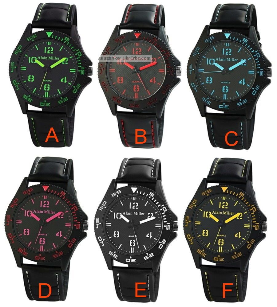 Alain Miller Herrenuhr Armbanduhr 6 Modelle Sam552 Armbanduhren Bild