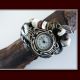 Wickeluhr Damenarmbanduhr Vintage Uhr Armbanduhr Damenuhr Lederarmband Armbanduhren Bild 2