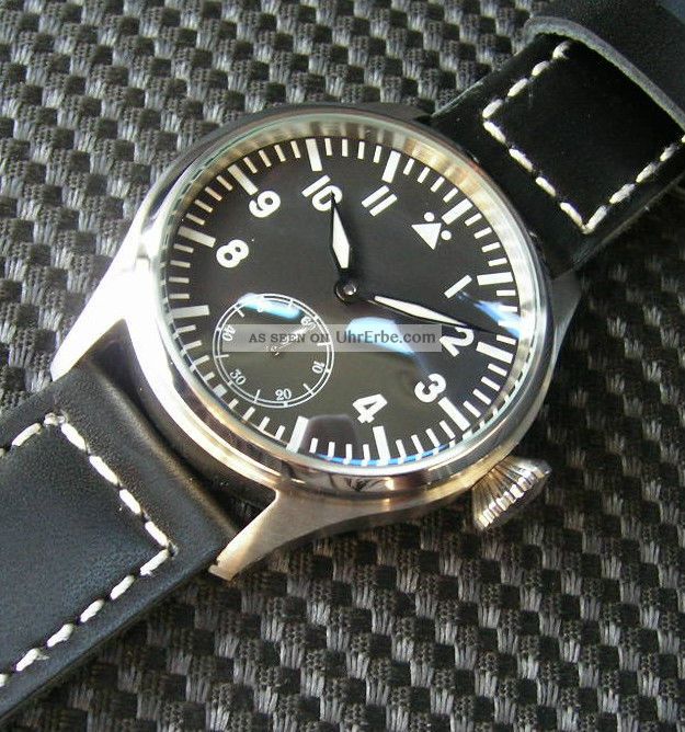 Fliegeruhr B - Uhr Parnis Pilot Seagull 6497 Handaufzug Herrenuhr Marina B Uhr Armbanduhren Bild