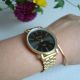 Gold Statement - Uhr Boyfriend - Uhr Damen - Armband - Uhr Blogger - Uhr Big Watch Mingbo Armbanduhren Bild 2