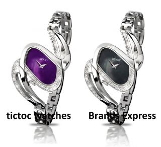Sekonda Seksy Mirage Swarovski Elements Edelstahl Armband Damen Uhr Bild