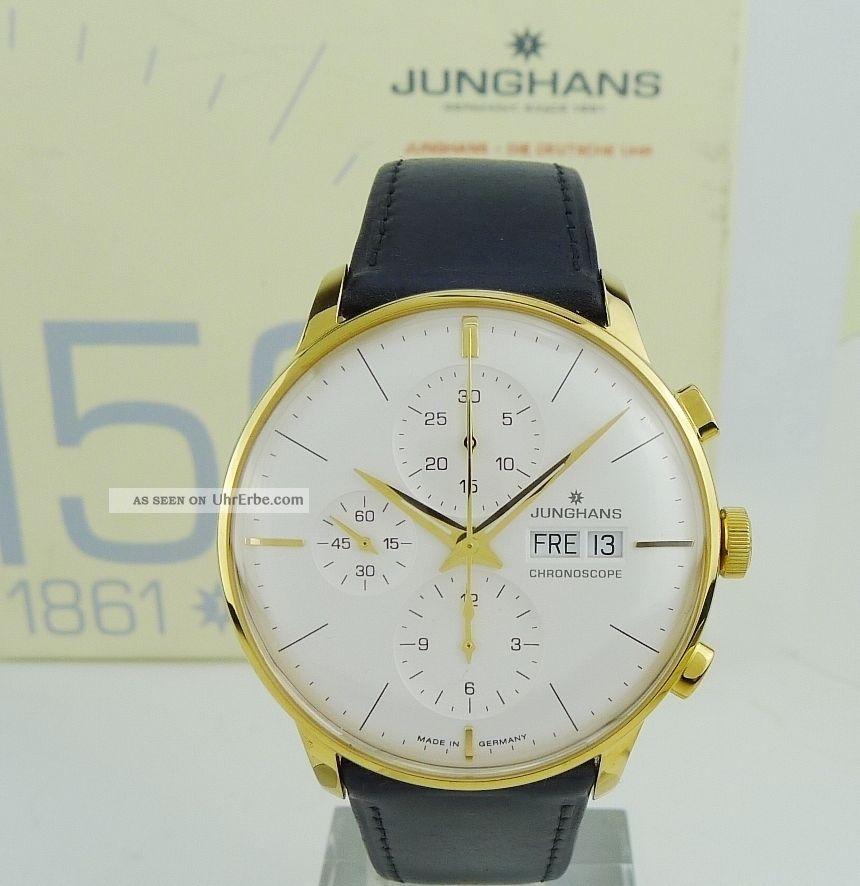 Junghans Meister Chronoscope Automatic Chronograph Day - Date 027/7122.  00 - Armbanduhren Bild