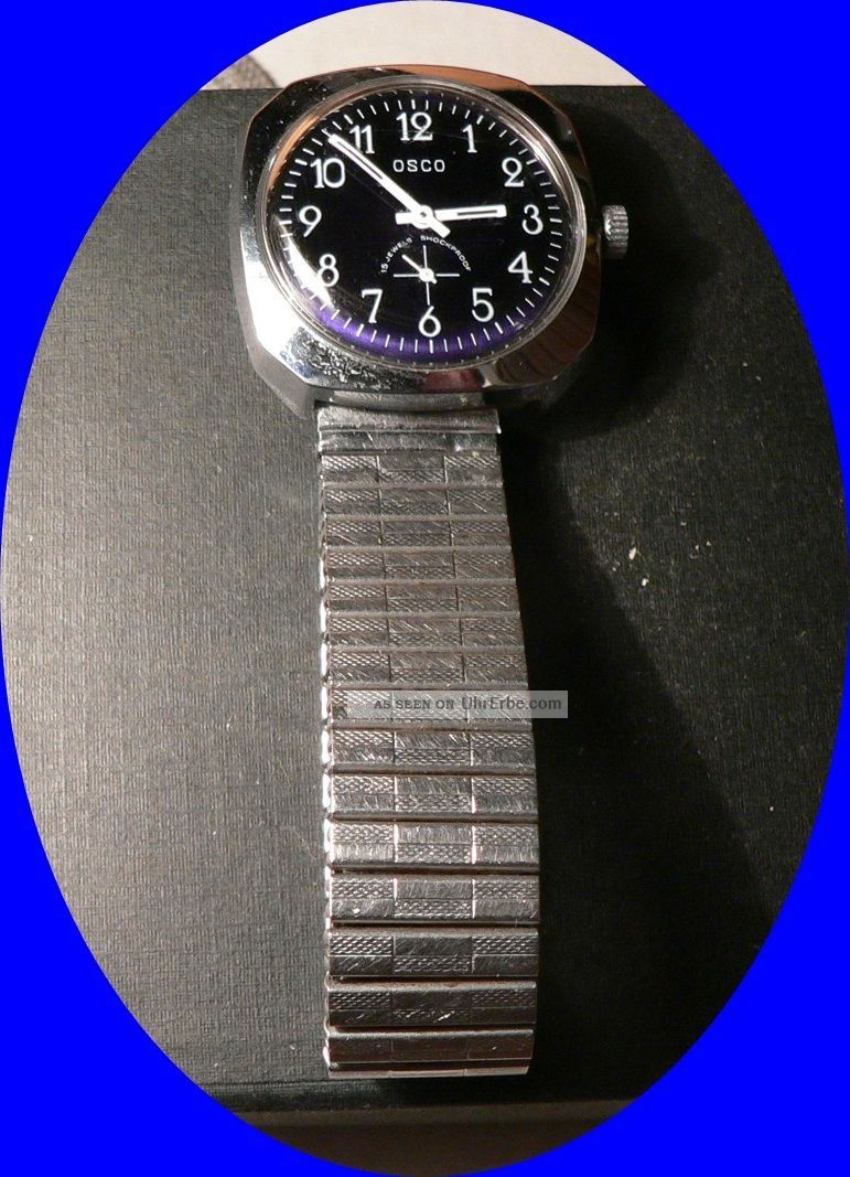 Alte Armbanduhr (herren) Osco - Ca.  50er Jahre,  Oder älter - Läuft Einwandfrei Armbanduhren Bild