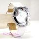 Armbanuhr Designer Deko Silber Schlange Leder Uhr W/ Swarovski Kristall Armbanduhren Bild 14
