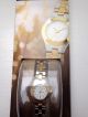 Damen Uhr Armbanduhr Silber Gold Wunderschön Neu&ovp Hochwertiges Edelstahl Armbanduhren Bild 3