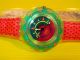 Swatch Scuba Tipping Compass In & Ovp,  Neuer Batterie Sdk111 Lederarmband Armbanduhren Bild 5