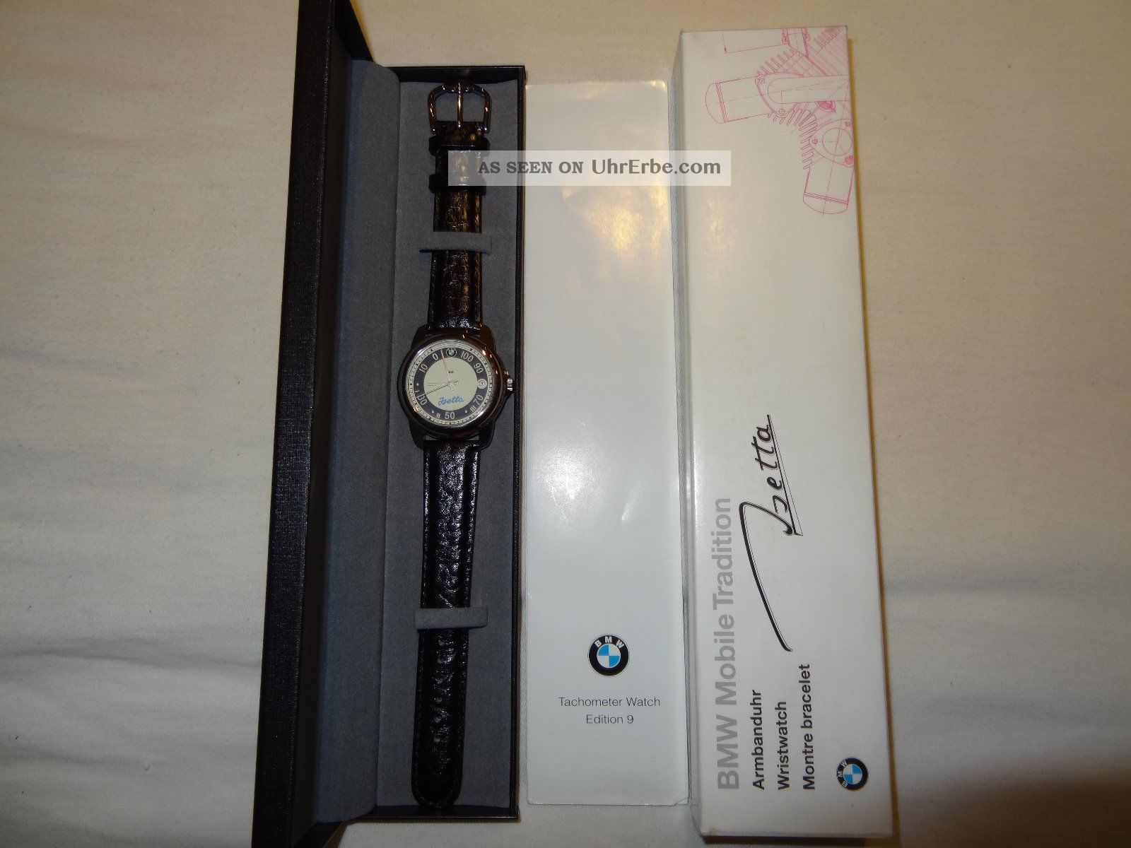 Bmw Mobile Tradition Armbanduhr Isetta Rarität Tachometer Watch Edition 9 Armbanduhren Bild