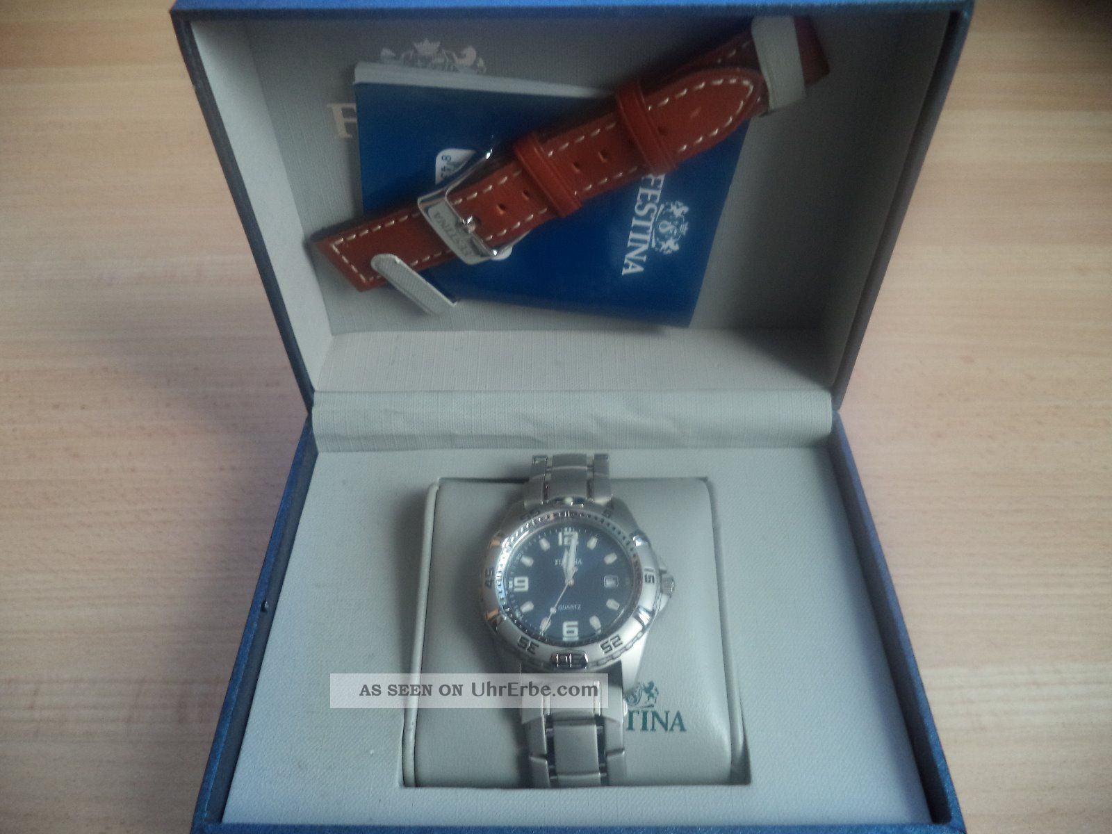 Festina Herren Uhr Armbanduhr Aus Edelstahl/silber F16170/4 Armbanduhren Bild
