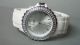 Firetti - Stylische Damen Silikon Uhr,  Glaskristallen - Weiß - Wasserdicht Armbanduhren Bild 2