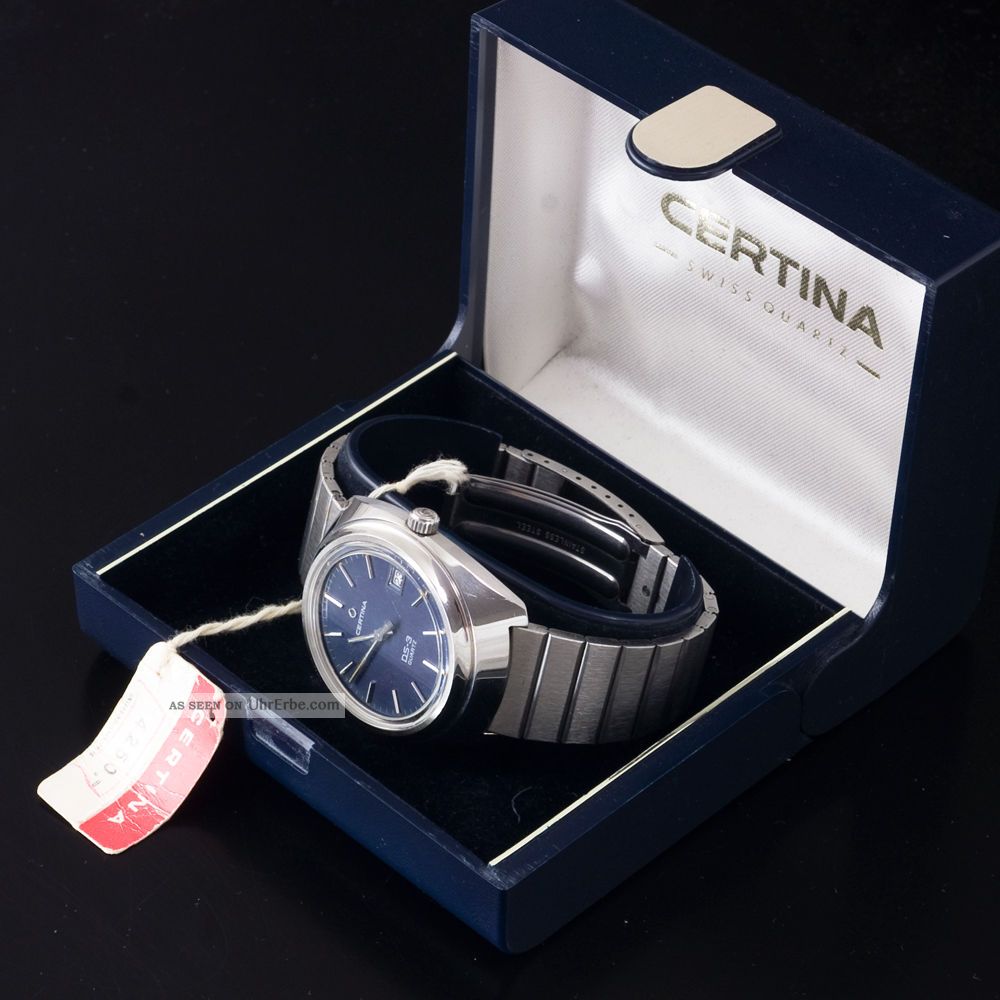 Nos Certina Ds3 Mit Box Etikett Signiertem Band - 3 Monaten Armbanduhren Bild