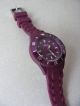 S.  Oliver Armbanduhr - Lila/violett - Mit Silikonarmband - Neuwertig - Damen Armbanduhren Bild 2