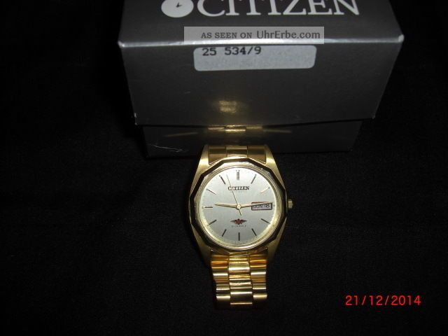 Herrenarmbanduhr Citizen Automatik 21 Jewels Tág - Und Datumanzeige Armbanduhren Bild