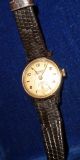 Doxa 14 Karat Gold Rotgold Mechanische Damen Uhr Armbanduhren Bild 2