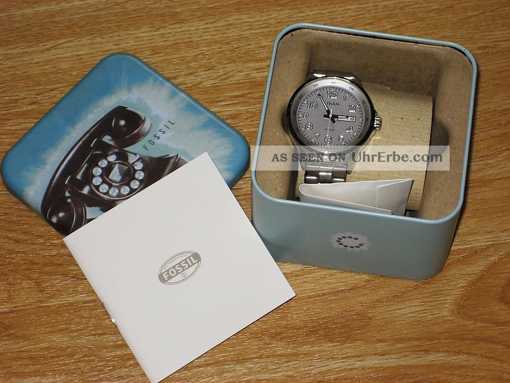 Uhr Armbanduhr Fossil Am - 4342 Edelstahl Damen Armbanduhren Bild