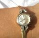 Rare Vintage Silvana Gold Aufziehuhr 21 Rubis Manuell Art Deco Design Diamant Armbanduhren Bild 6