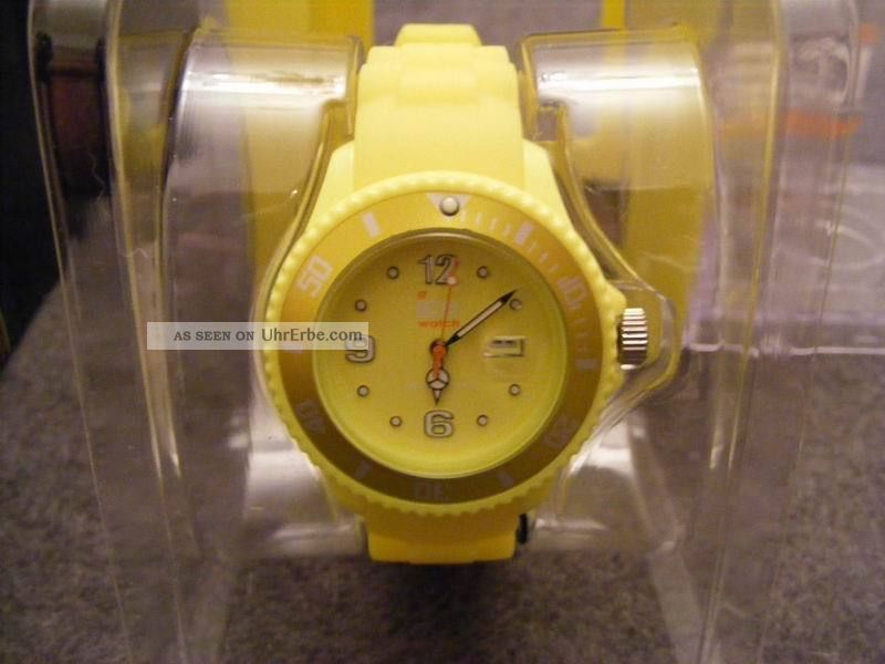 Ice Watch Neon Gelb Small Ice Watch Ss.  Nyw.  S.  S.  12 Armbanduhren Bild