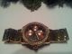 Esprit Uhr Damen Rose Gold Steinchen Edel Schick Top Armbanduhren Bild 6