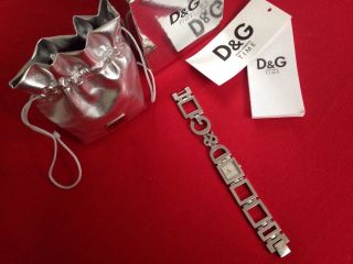 D&g Dolce Gabbana Damen Uhr Mit Kristallen Besetzt Np: 239€ Mit Ovp Bild