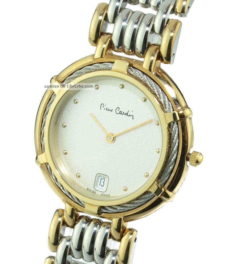Pierre Cardin Chromachron Oc2 - Mro Damen Uhr,  Kabel,  Swiss Made,  Ungetragen & Ovp Armbanduhren Bild
