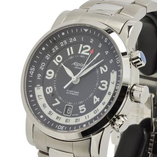 Alpina Startimer Gmt Uhr Watch Automatik Steel Vintage Top - Bild