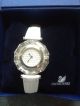 Swarovski Uhr Weiß - Christal (neues Lederarmband) & Certificate Ovp Armbanduhren Bild 1