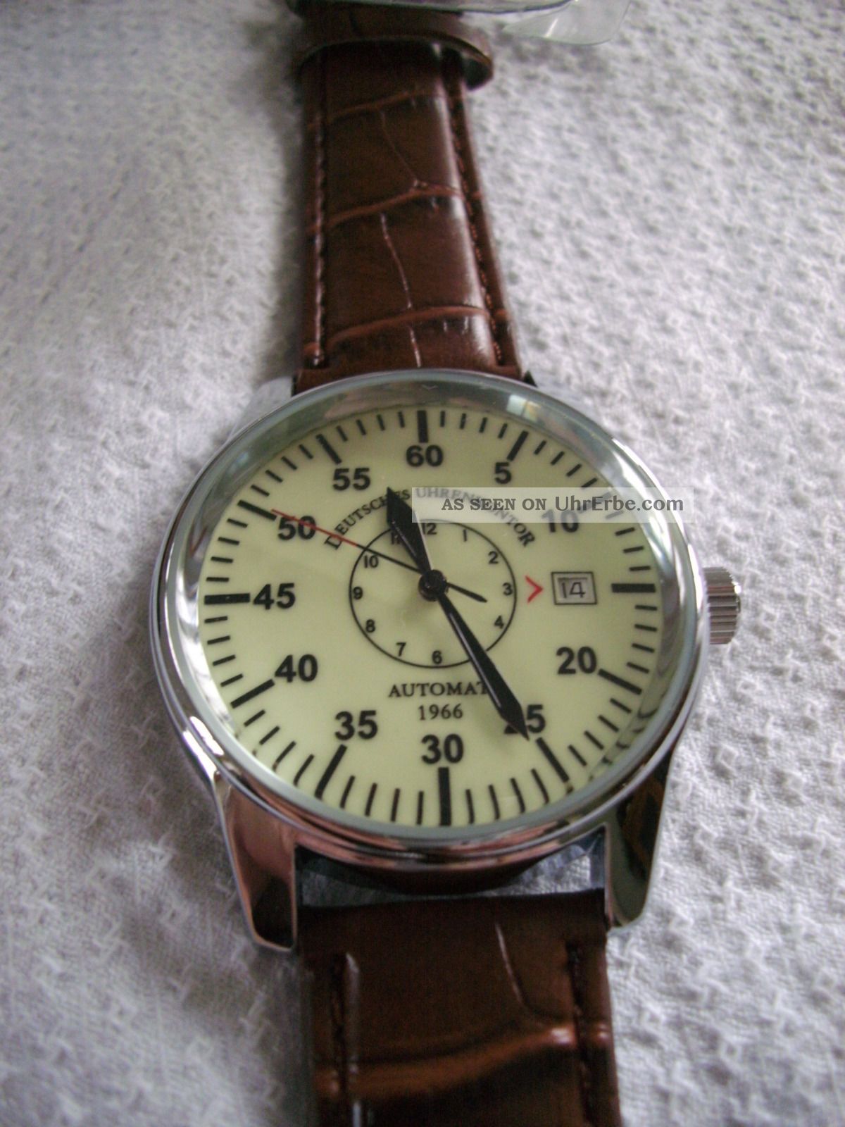 Deutsches Uhrenkontor Automat Duk - 1966 Flieger Automatik Uhr - Manufaktur,  Box Armbanduhren Bild
