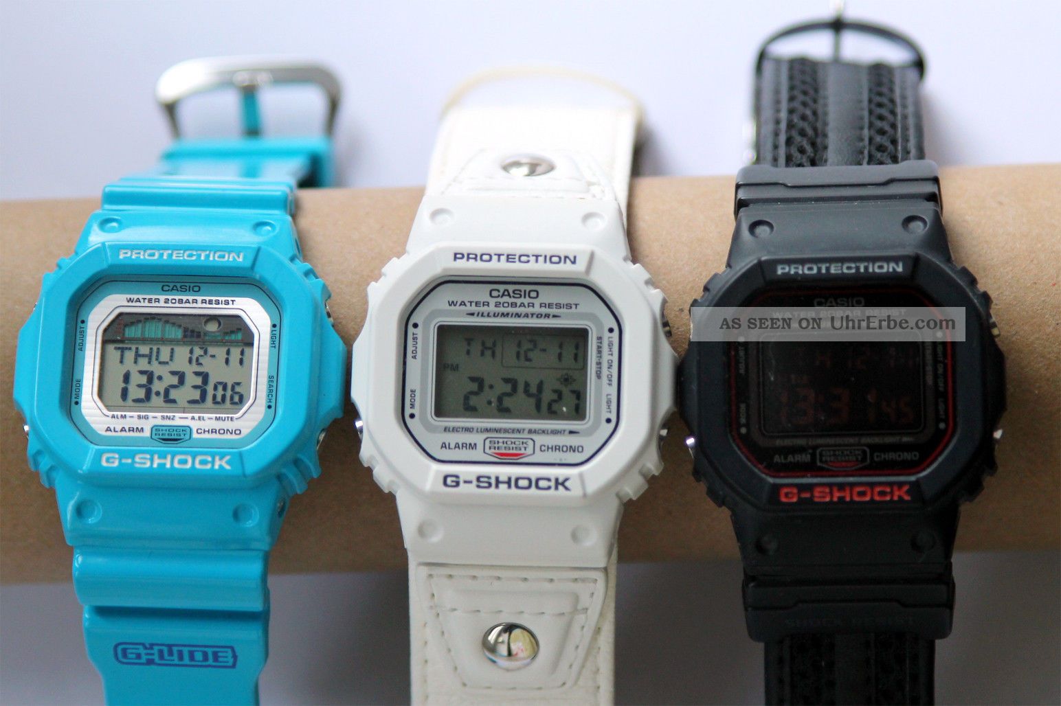 3x Casio Uhren Serie 5600 Armbanduhren Bild