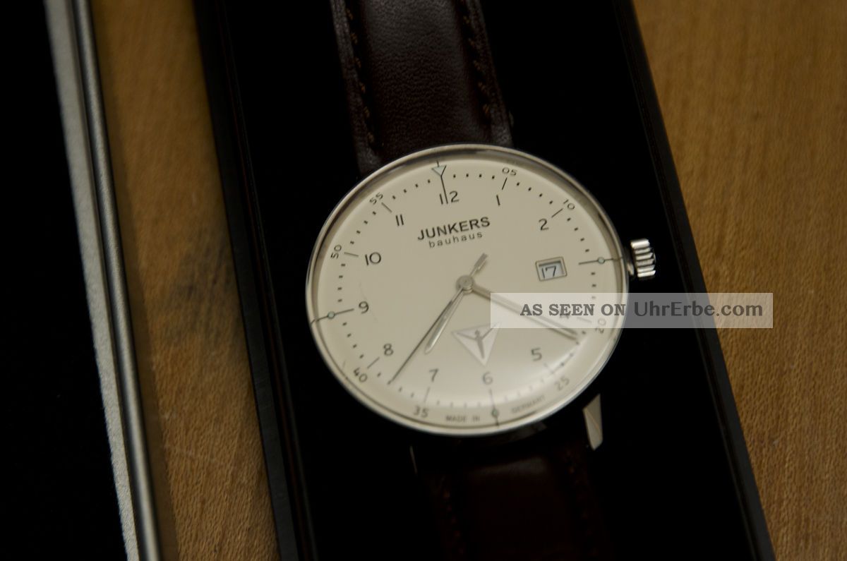 Junkers 6046 - 5 Bauhaus Herrenuhr Inkl.  Garantieheft Armbanduhren Bild