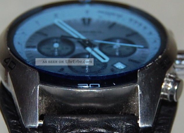 Fossil Uhr - - - Mit Breitem Lederarmband - - - Armbanduhr - - - - Armbanduhren Bild