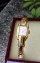 Roxy Ladies Wristwatch,  Art Deko,  Spangenuhr Goldplated 17 Rubins Armbanduhren Bild 1