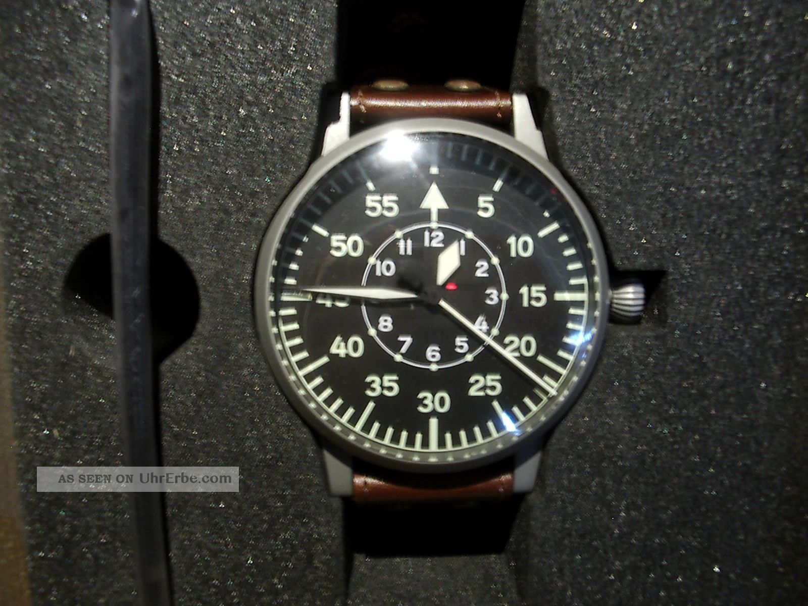 Laco Große Fliegeruhr 55mm Limitiert Auf 500 Stück Armbanduhren Bild