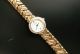 Goldene Saval Swiss Damen Uhr Swiss Made Armbanduhren Bild 1