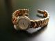 Goldene Saval Swiss Damen Uhr Swiss Made Armbanduhren Bild 2