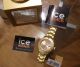 Ice Watch Unisex Armband Uhr Aluminium Analog Quarz Uhr Farbe Gold In Ovp Armbanduhren Bild 10