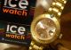 Ice Watch Unisex Armband Uhr Aluminium Analog Quarz Uhr Farbe Gold In Ovp Armbanduhren Bild 4